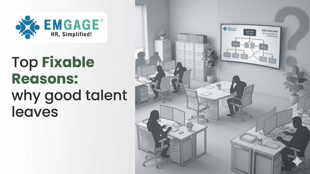 Top Fixable Reasons: why good talent leaves